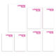 Bold Overlapping Text Notepad Set Image 2 of 5